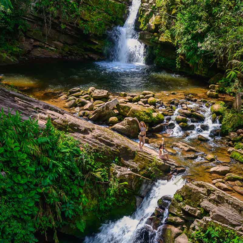 cascada el leon Catarata El León en Villa Rica, Pasco.